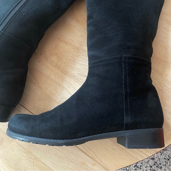 Stuart Weitzman thigh high HILO black suede boots, size 8.5 - Picture 8 of 12